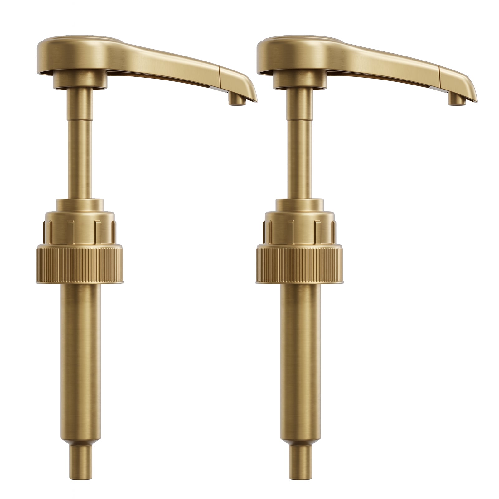 Sirup Spender Pumpen (2er Pack, Gold)