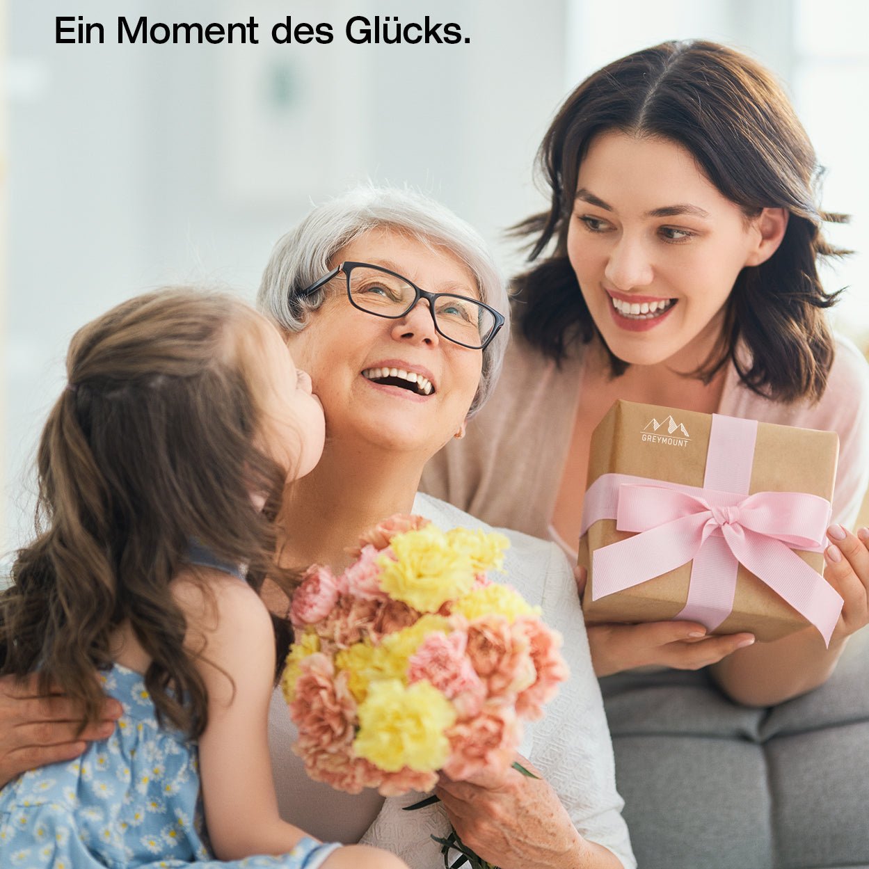 FUJI - Salz- und Pfeffermühle Set (Pure Black, 17 cm) - Geschenkverpackt - Greymount