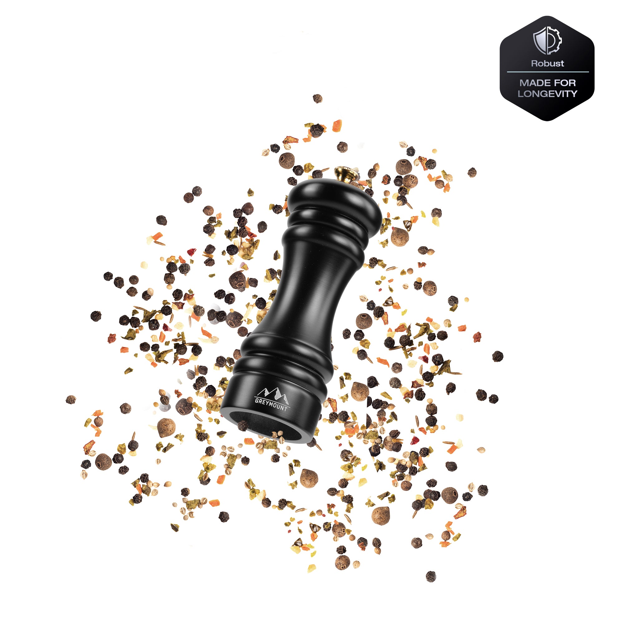 FUJI - Pfeffermühle (Pure Black, 17 cm) - Greymount