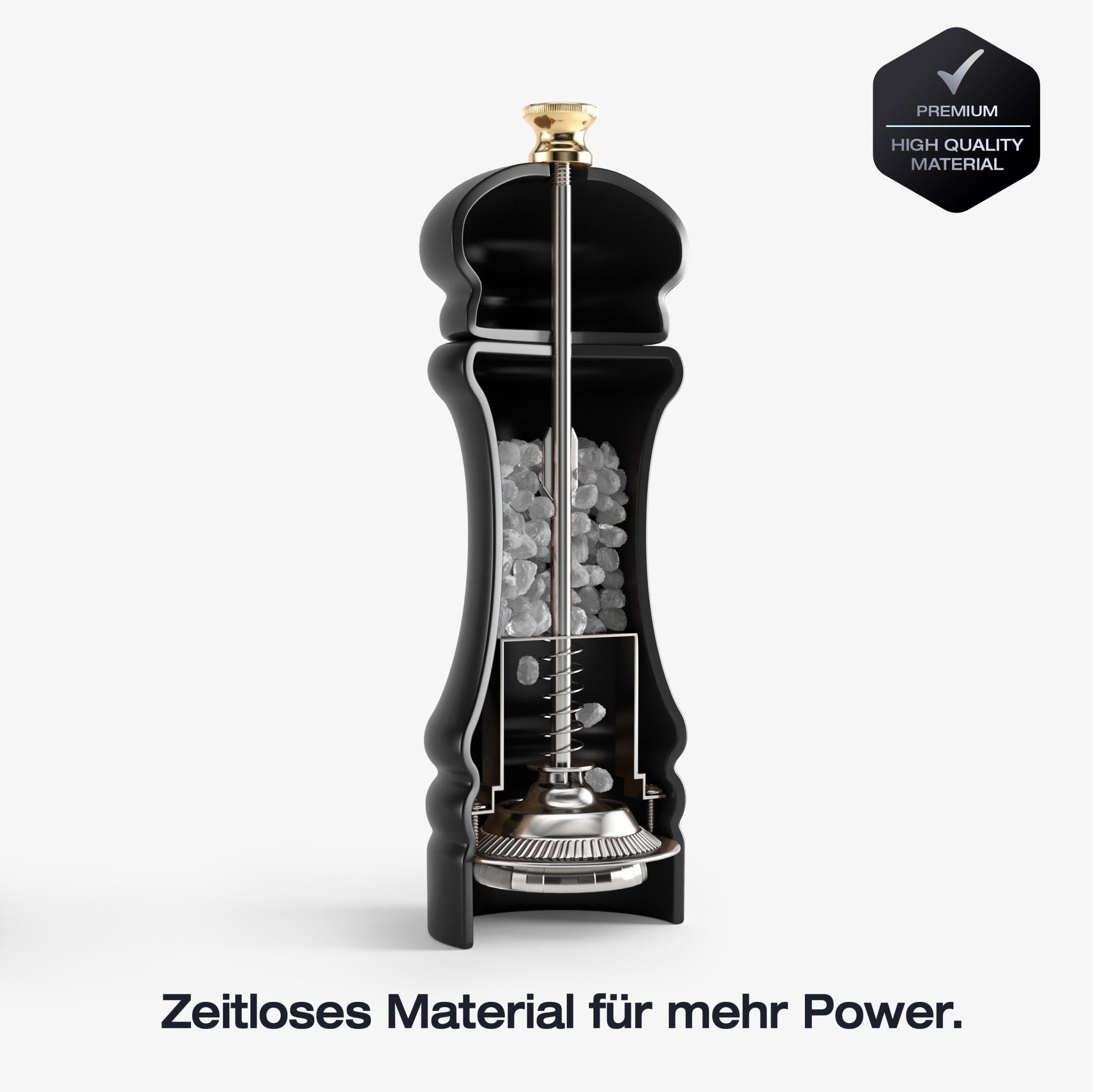 FUJI - Salzmühle (Pure Black, 17 cm) - Greymount