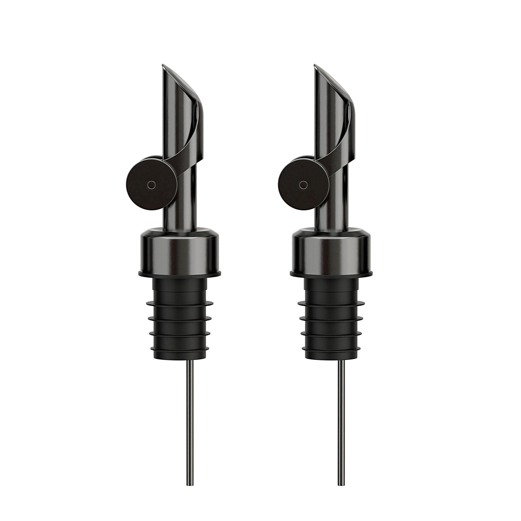 Flaschenausgießer Set - 2er Pack Schwarz - Greymount