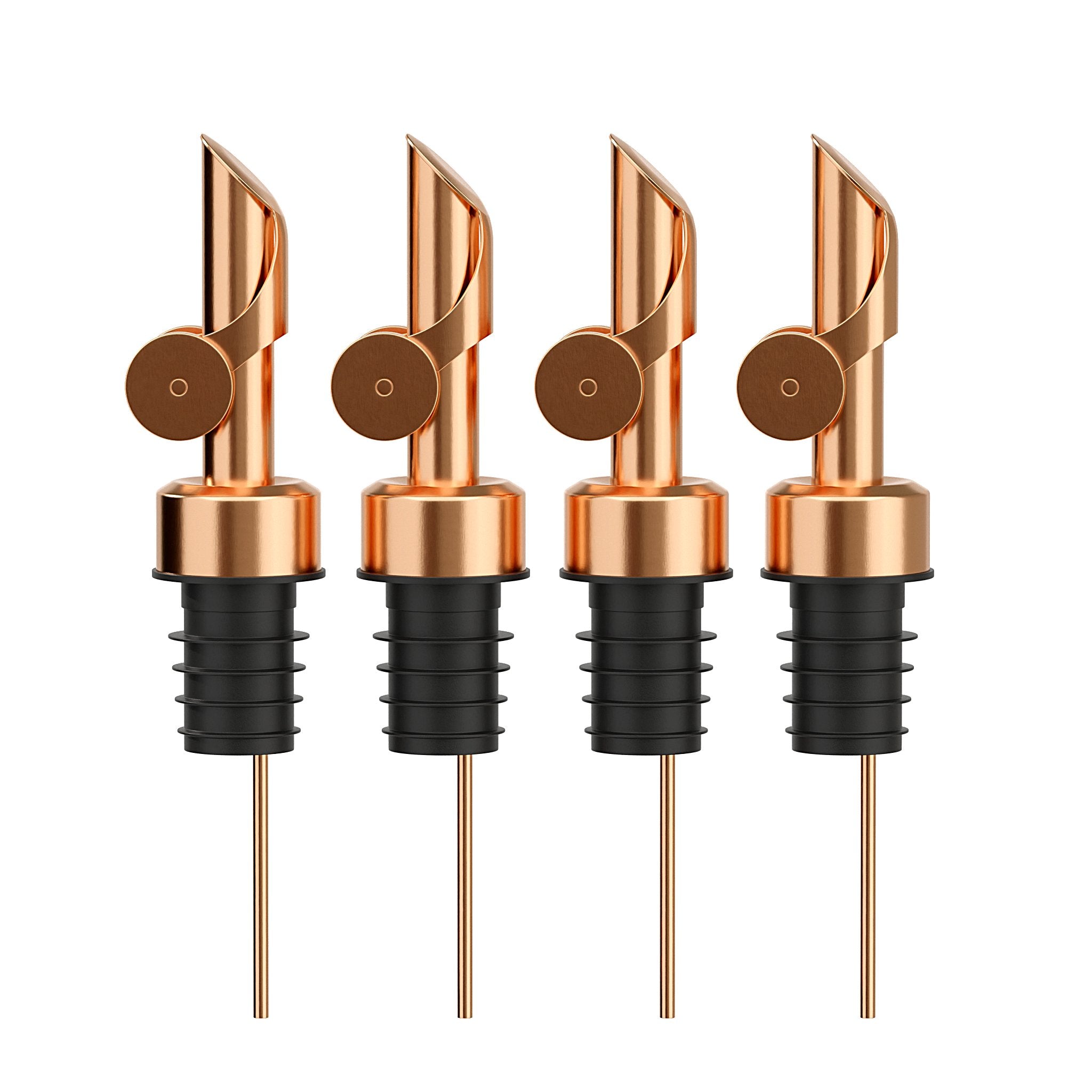 Flaschenausgießer Set - 4er Pack Rose Gold - Greymount