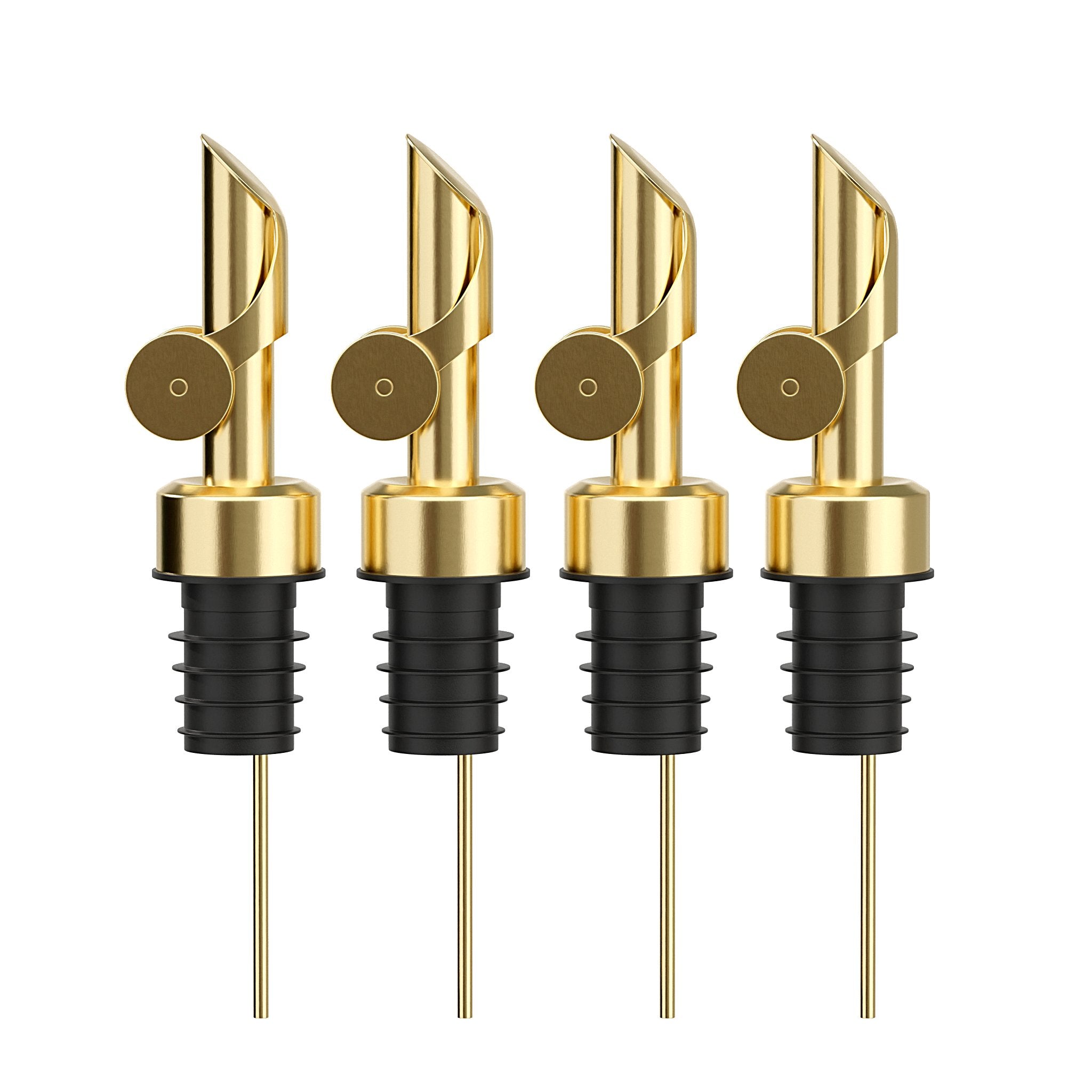 Flaschenausgießer Set - 4er Pack Gold - Greymount